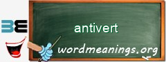 WordMeaning blackboard for antivert